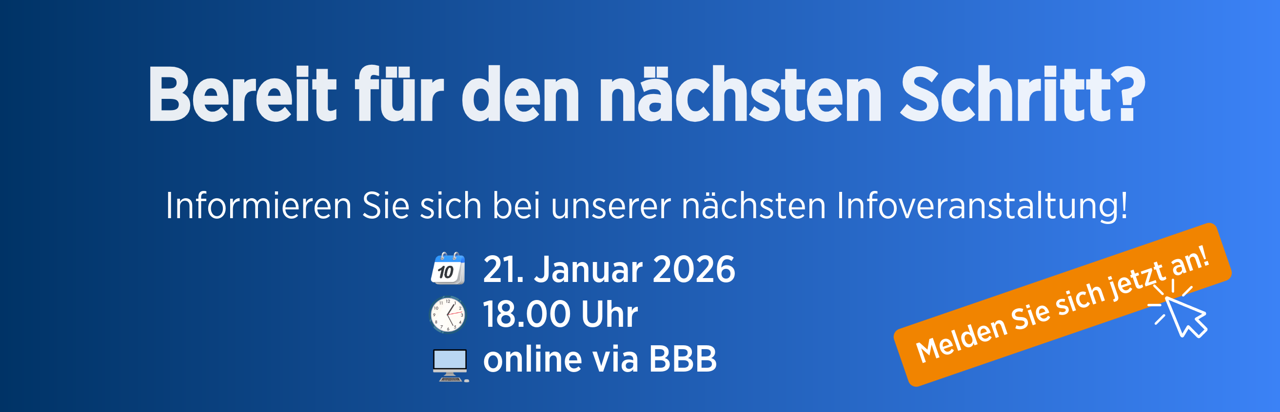 Anmeldung zur Infoveranstaltung berufsbegleitende BWL an der TH-Brandenburg